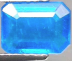 1.39ct cobalt blue natural Apatite loose gemstone