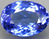 0.70 ct purple blue natural Tanzanite loose gemstone