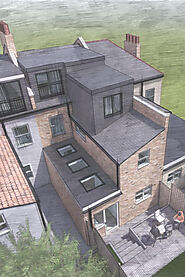 Rear Extension + Loft Conversion Design Idea & Example by Architects