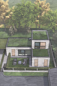Building a House on a Small Plot Design Idea & Example