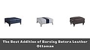 The Best Addition of Barclay Butera Leather Ottoman