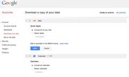 Google permite descargar el contenido de Gmail