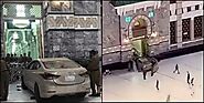 Watch This Saudi Man Crashes Car Into the Gate of Masjid Al-Haram