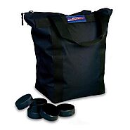Ice Hockey Pucks (50 Count) w/ Carrying Bag