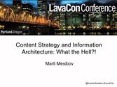 Content Strategy and IA: what the Hell?