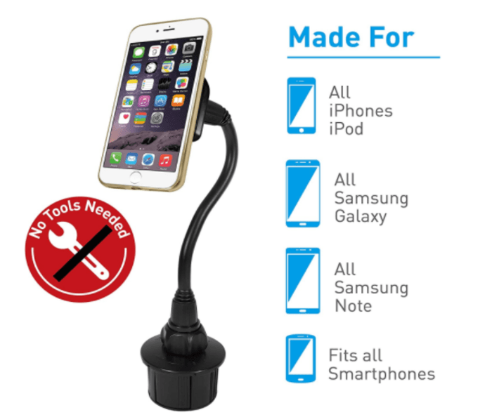 car cup holder phone mount A Listly List