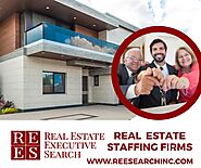 real estate staffing firms
