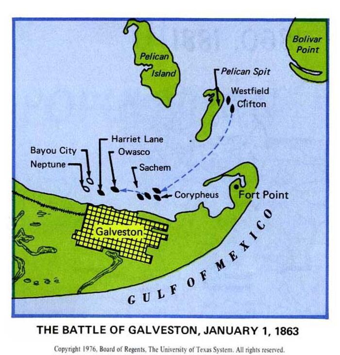 The Battle of Galveston in 1863 A Listly List