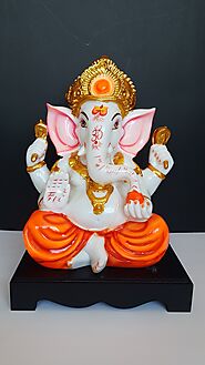 Ganesha Large - Orange
