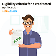 Eligibility criteria for a credit card application