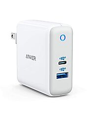 USB C Charger, Anker 60W PIQ 3.0 & GaN Tech Dual Port Charger, PowerPort Atom III (2 Ports) Travel Charger with a 45W...