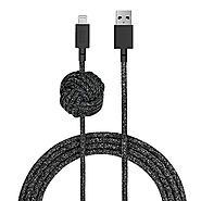 Native Union Night Cable - 10ft Ultra-Strong Reinforced [Apple MFi Certified] Durable Lightning to USB Charging Cable...