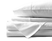 Mayfair Linen 100% Egyptian Cotton Sheets, White Queen Sheets Set, 800 Thread Count Long Staple Cotton, Sateen Weave ...