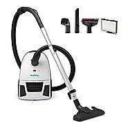 Canister Vacuum Cleaner | Simplicity Jill Compact Vacuum for Hardwood and Rugs | Dual Certified Hepa Filtration | Bagged