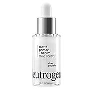 Neutrogena Shine Control Matte Booster Face Primer & Serum, Skin-Mattifying Serum-to-Primer with Rice Protein, Absorb...