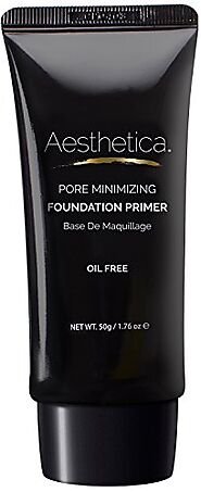 Aesthetica Pore Minimizing Foundation Primer - Oil Free, Lightweight Moisturizing Face Makeup Primer - 1.76 fl oz