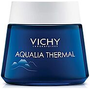 Vichy Aqualia Thermal Night Spa Cream and Face Mask with Hyaluronic Acid, Dermatologist Recommended to Replenish Skin...