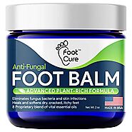 Foot Cure All-Natural Foot Balm – Moisturizing Foot Care Cream For Dry Skin, Cracked Heels & Callus Removal - Strong ...