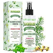Natural Shoe Deodorizer Spray, SUQQUER 150ML Extra Strength Foot Odor Eliminator for Shoes-Witch Hazel, Peppermint, T...