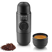 Wacaco Minipresso GR, Portable Espresso Machine, Compatible Ground Coffee, Hand Coffee Maker, Travel Gadgets, Manuall...