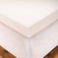 American Queen Size 3 Inch Thick, Firm Conventional Polyurethane Foam Mattress Pad Bed Topper Made in The USA