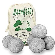 Wool Dryer Balls 6pcs XL-Organic New Zealand Natural Fiber Softener, Reusable Wool Dryer Balls,Baby Preferred - Soft ...