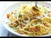 Cách làm mỳ ý sốt kem - How to make spaghetti Carbonara