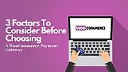3 Factors To Consider Before Choosing A WooCommerce Payment Gateway — Steemit
