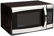 Danby Designer 0.7 cu.ft. Countertop Microwave, Black/Stainless Steel