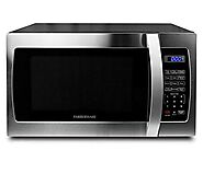 Farberware Professional FMO13AHTBKE 1.3 Cu. Ft. 1000-Watt, Microwave Oven with Blue LED Lighting, Stainless Steel