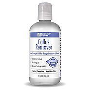 Essential Values Callus Gel Remover (8 OZ), Best For Use With Foot File, Pumice Stone, Foot Scrubber– Fast Acting For...