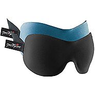 PrettyCare Sleep Mask 2 Pack,Eye Mask for Sleeping - 3D Contoured Sleeping Mask 100% Blackout - Blindfold Airplane wi...