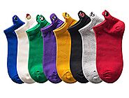 Low Cut Sports Socks for Women, Cute Cozy Knitted Cotton Socks With Funny Face Designed, Athletic Running Socks For A...