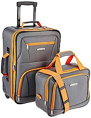 Rockland Fashion Softside Upright Luggag- Buy Online in Kuwait at Desertcart