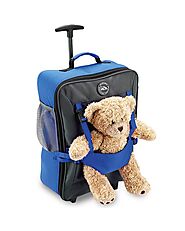 Teddy Bear Bag - Kids Suitcase on Wheels with Backpack Straps…- Buy Online in Kuwait at desertcart.com.kw. ProductId ...
