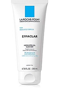 La Roche-Posay Effaclar Medicated Gel Acne Face Wash, Facial Cleanser with Salicylic Acid for Acne & Oily Skin, Suita...