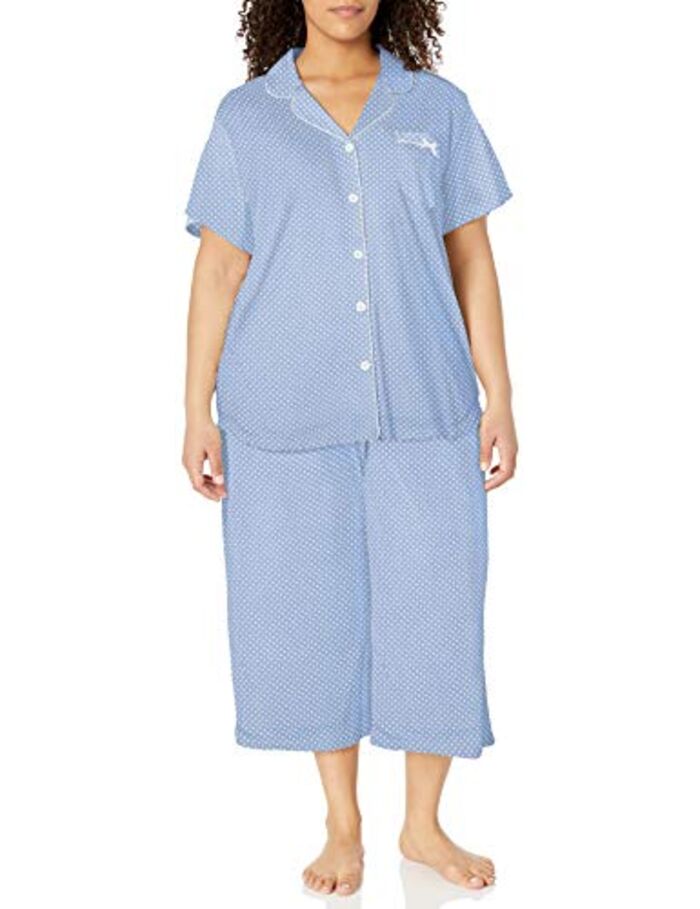 Karen Neuburger Women's Pajama Top 3/4 Sleeve Shirt Pj