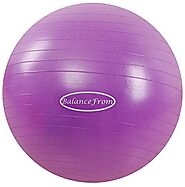 BalanceFrom Anti-Burst and Slip Resistant Exercise Ball Yoga Ball Fitness Ball Birthing Ball with Quick Pump, 2,000-P...