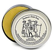 Gardeners Gold Soap-100% Natural Skin Care Bar. Scented with Essential Oils. One 4 oz Bar in a Handy Travel Gift Tin....