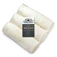 Brooklyn Bamboo Bath Towels - Soft Absorbent Hypoallergenic Odor Free Bamboo Bath Towels - Made with Bamboo & Cotton ...