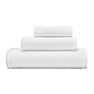 Vera Wang | Pure Embrace Collection | 100% Organic Cotton Soft and Plush Modern Dobby Design, Ultra Absorbent and Hyp...