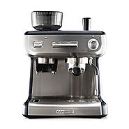 Calphalon BVCLECMPBM1 Temp iQ Espresso Machine with Grinder and Steam Wand, Stainless