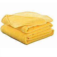 EASELAND Soft Queen Size Blanket All Season Warm Fuzzy Microplush Lightweight Thermal Fleece Blankets for Couch Bed S...