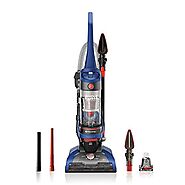 Hoover UH71250 WindTunnel 2 Whole House Rewind Corded Bagless Upright Vacuum Cleaner with HEPA Media Filtration, Blue