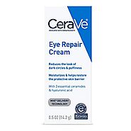 CeraVe Eye Repair Cream | 0.5 oz | Eye Cream for Dark Circles & Puffiness | Fragrance Free
