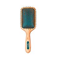 Agave HEALING OIL Smooth & Shine Natural Bamboo Paddle Brush, 4.2 Oz