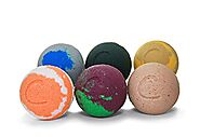 Cosset Bath Bombs - Bath Bomb Therapy Set for Stress Relief, Dry Skin, and Insomnia - 8 Ounce - Pack of 6