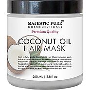 Majestic Pure Coconut Oil Hair Mask, Offers Natural Hair Care Treatment, Hydrating & Restorative Mask Restores Shine,...