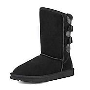 DREAM PAIRS Women's Mid Calf Fashion Winter Snow Boots- Buy Online in United Arab Emirates at desertcart.ae. ProductI...