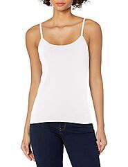 Women's Stretch Cotton Cami with Built-in Shelf Bra- Buy Online in United Arab Emirates at desertcart.ae. ProductId :...
